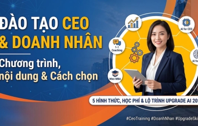 Đào tạo CEO & doanh nhân: Chương trình, nội dung và cách chọn